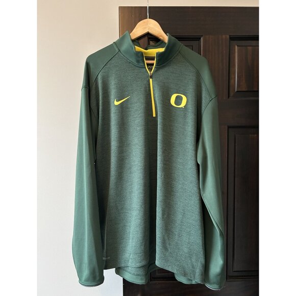 Nike Football Oregon Quarter Zip Size 3XL - Picture 3 of 7